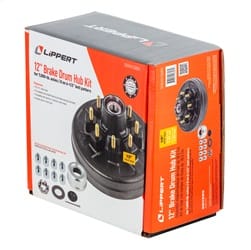 12in. Brake Hub Complete Kit with Installed Bearings; 7;000-lb. Axles thumbnail 10