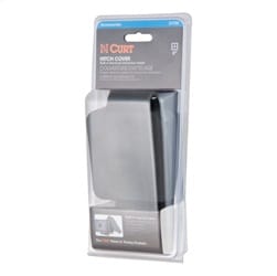 2in. Rubber Hitch Tube Cover with 4-Way Flat Holder (Packaged)