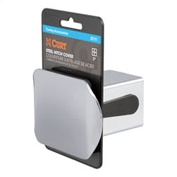 2in. Chrome Steel Hitch Tube Cover (Packaged)