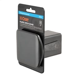 2in. Black Plastic Hitch Tube Cover (Packaged)