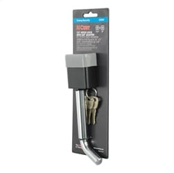 1/2in. Hitch Lock with 5/8in. Adapter (1-1/4in. or 2in. Receiver; Deadbolt; Chro