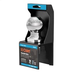 2in. Trailer Ball (1-1/4in. x 2-5/8in. Shank; 10;000 lbs.; Chrome; Packaged)