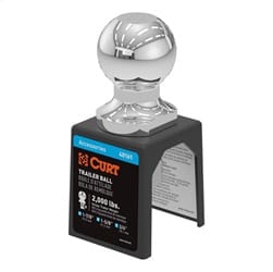 1-7/8in. Trailer Ball (3/4in. x 1-5/8in. Shank; 2;000 lbs.; Chrome; Packaged)