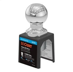 2in. Trailer Ball (1in. x 2-1/8in. Shank; 7;500 lbs.; Chrome; Packaged) thumbnail 3