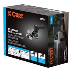 Adjustable Tri-Ball Mount (2in. Shank; 1-7/8in.; 2in./2-5/16in. Balls)