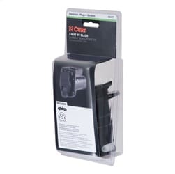 7-Way RV Blade Connector Socket with Integrated Bracket (Vehicle Side; Packaged)