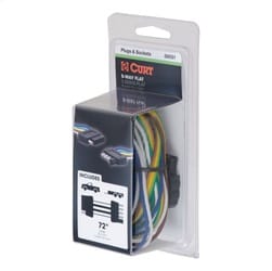 5-Way Flat Connector Plug/Socket with 72in. Wires (Packaged)