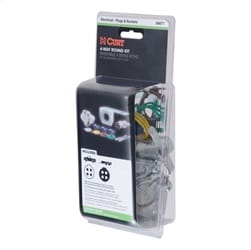 4-Way Round Connector Plug/Socket with Hardware (Packaged)