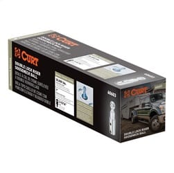 Double Lock 2-5/16in. Riser Gooseneck Ball (1in. Rise for Bed Liner)