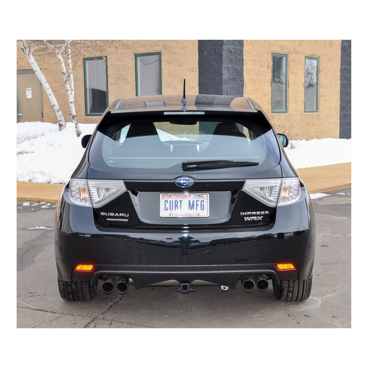 Class 1 Trailer Hitch; 1-1/4in. Ball Mount; Select Subaru Impreza thumbnail 2