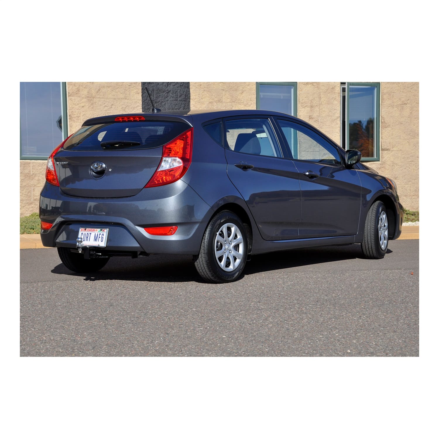 Class 1 Trailer Hitch; 1-1/4in. Ball Mount; Select Hyundai Accent; Kia Rio thumbnail 2