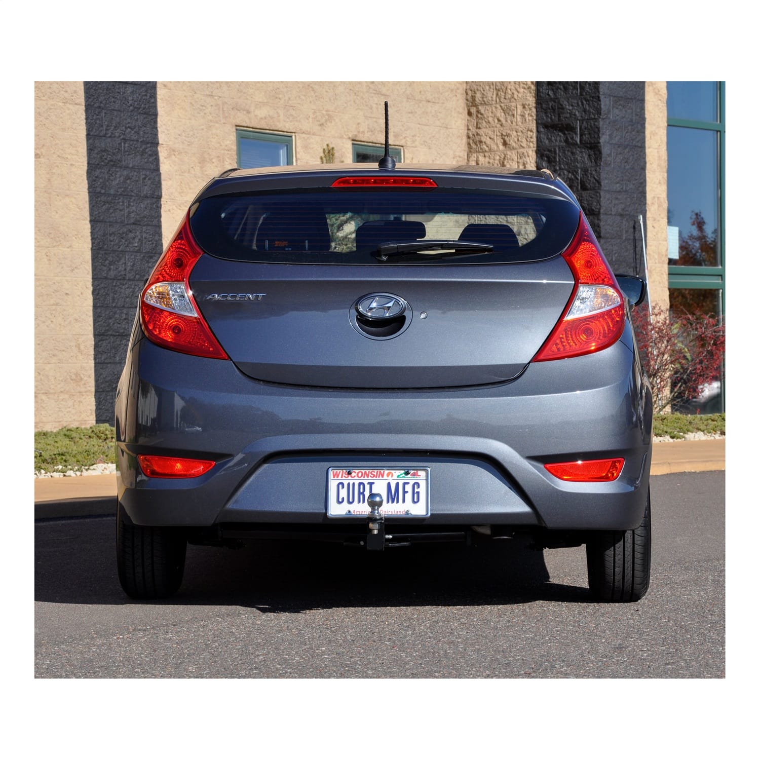 Class 1 Trailer Hitch; 1-1/4in. Ball Mount; Select Hyundai Accent; Kia Rio thumbnail 3