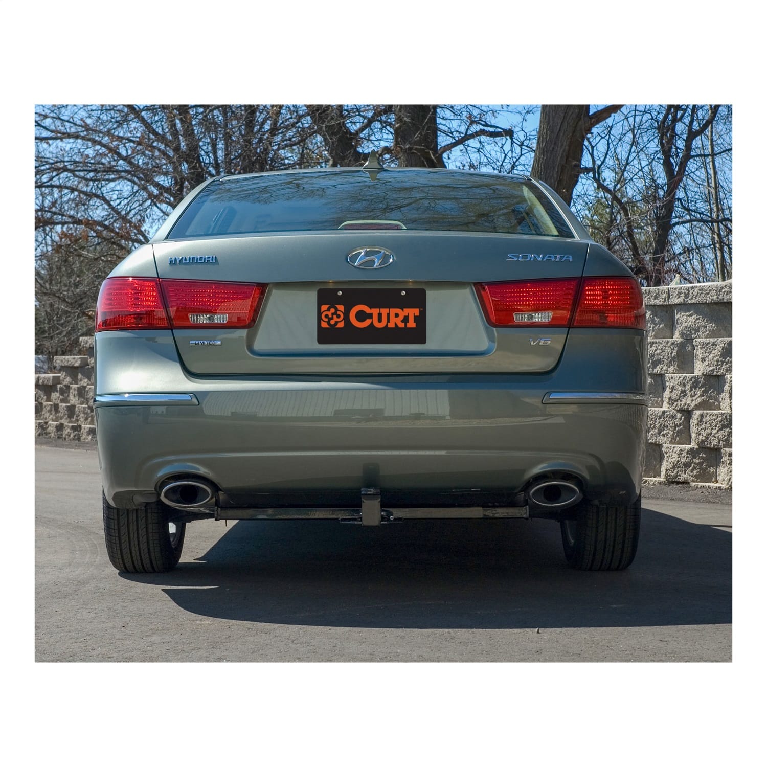 Class 1 Trailer Hitch; 1-1/4in. Ball Mount; Select Hyundai Sonata thumbnail 3