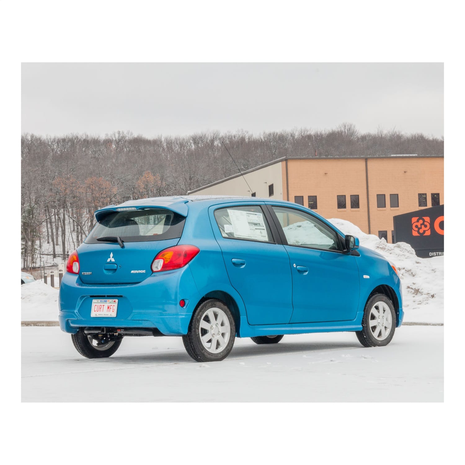 Class 1 Trailer Hitch; 1-1/4in. Receiver; Select Mitsubishi Mirage thumbnail 2