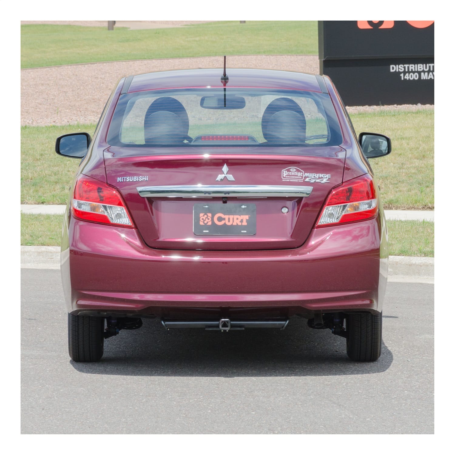 Class 1 Trailer Hitch; 1-1/4in. Receiver; Select Mitsubishi Mirage G4 thumbnail 3