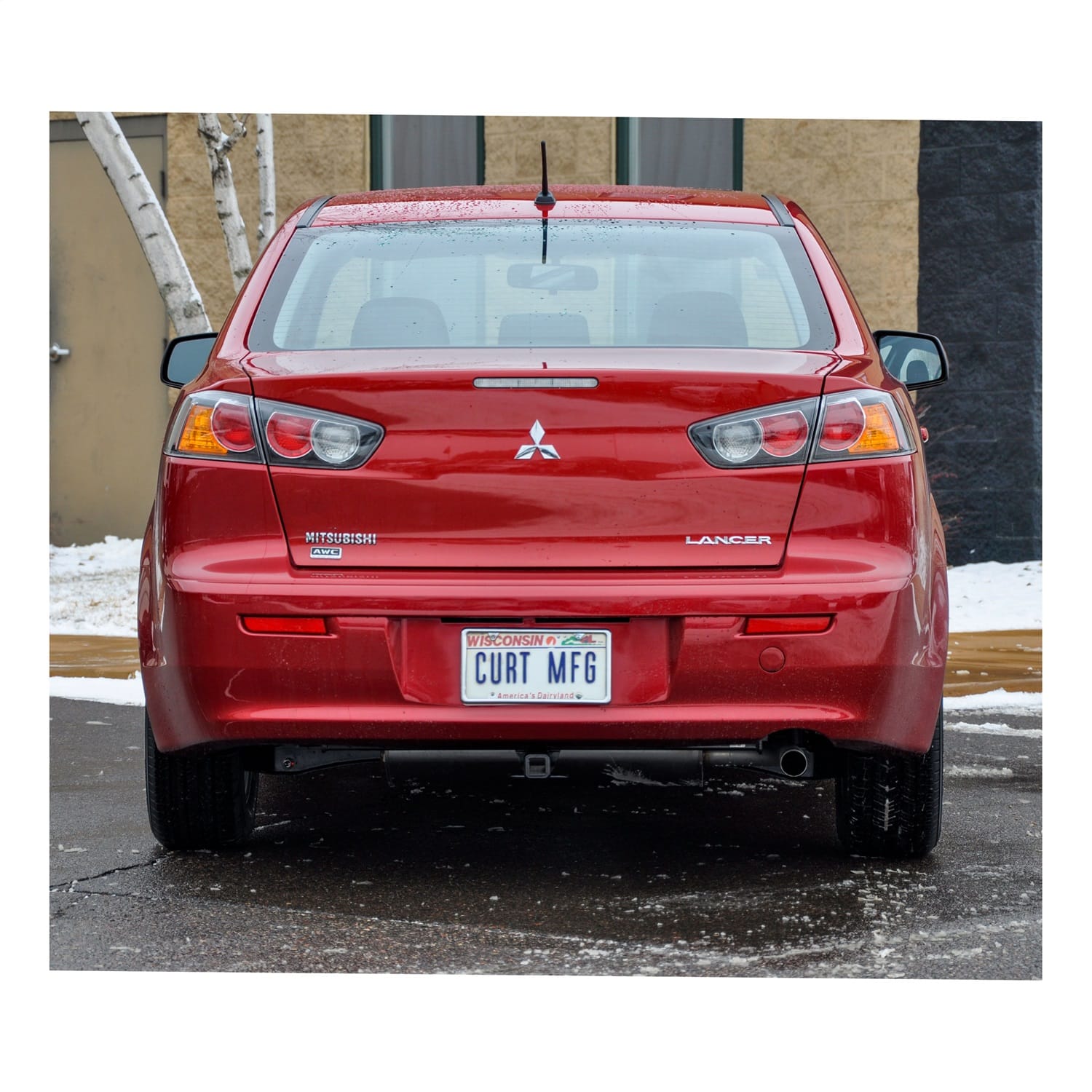 Class 1 Trailer Hitch; 1-1/4in. Receiver; Select Mitsubishi Lancer thumbnail 3