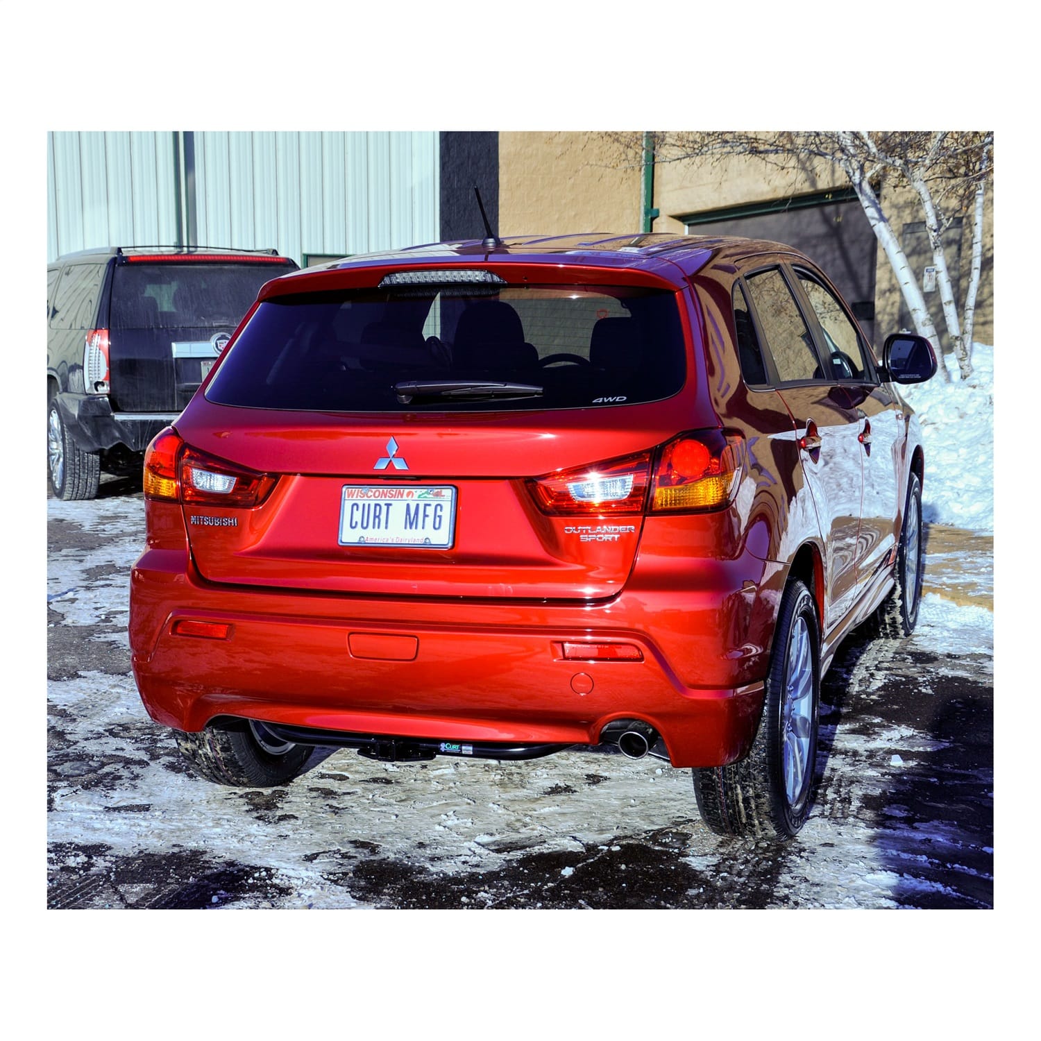 Class 2 Trailer Hitch; 1-1/4in. Receiver; Select Mitsubishi Outlander Sport; RVR thumbnail 2