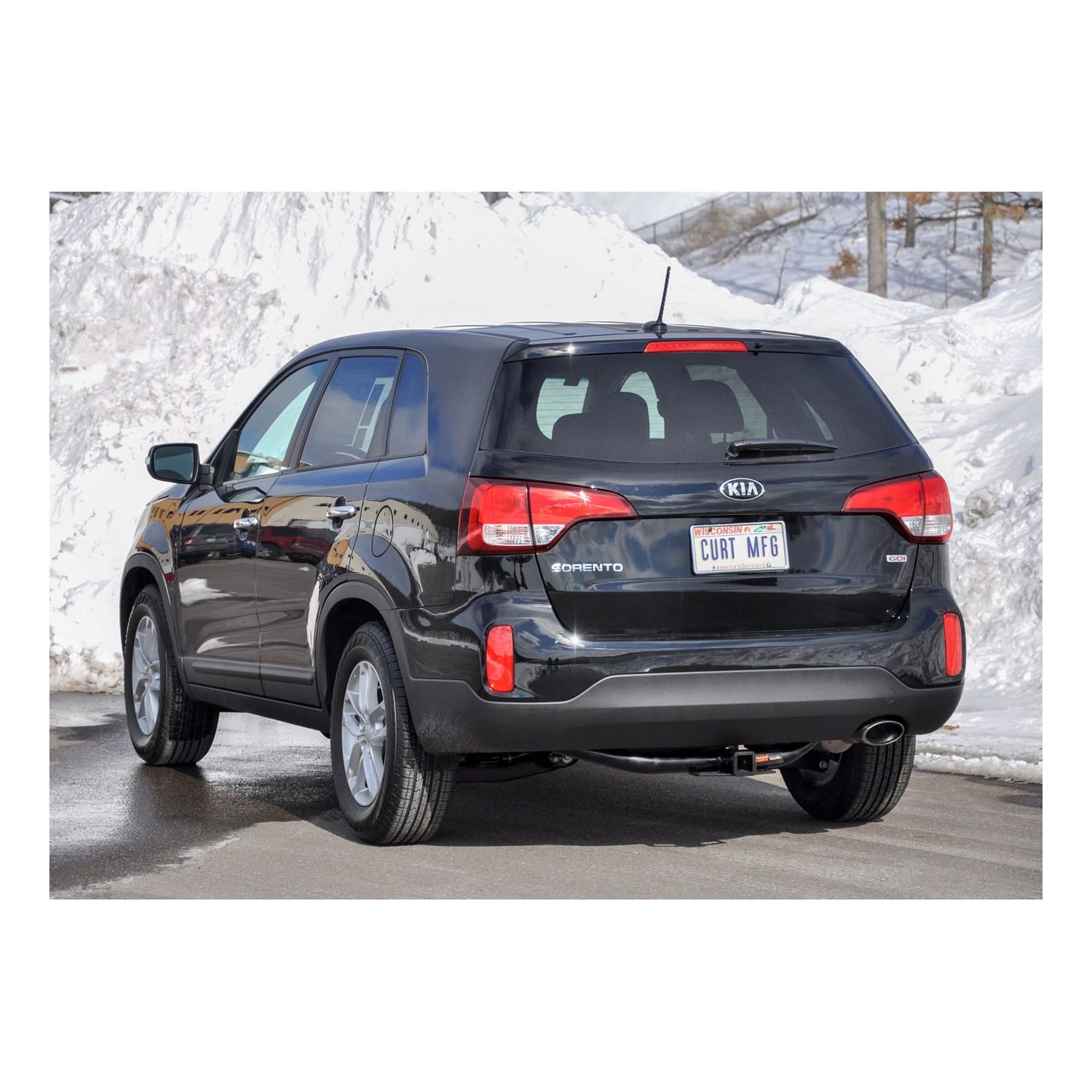 Class 3 Trailer Hitch; 2in. Receiver; Select Kia Sorento; Hyundai Santa Fe thumbnail 2