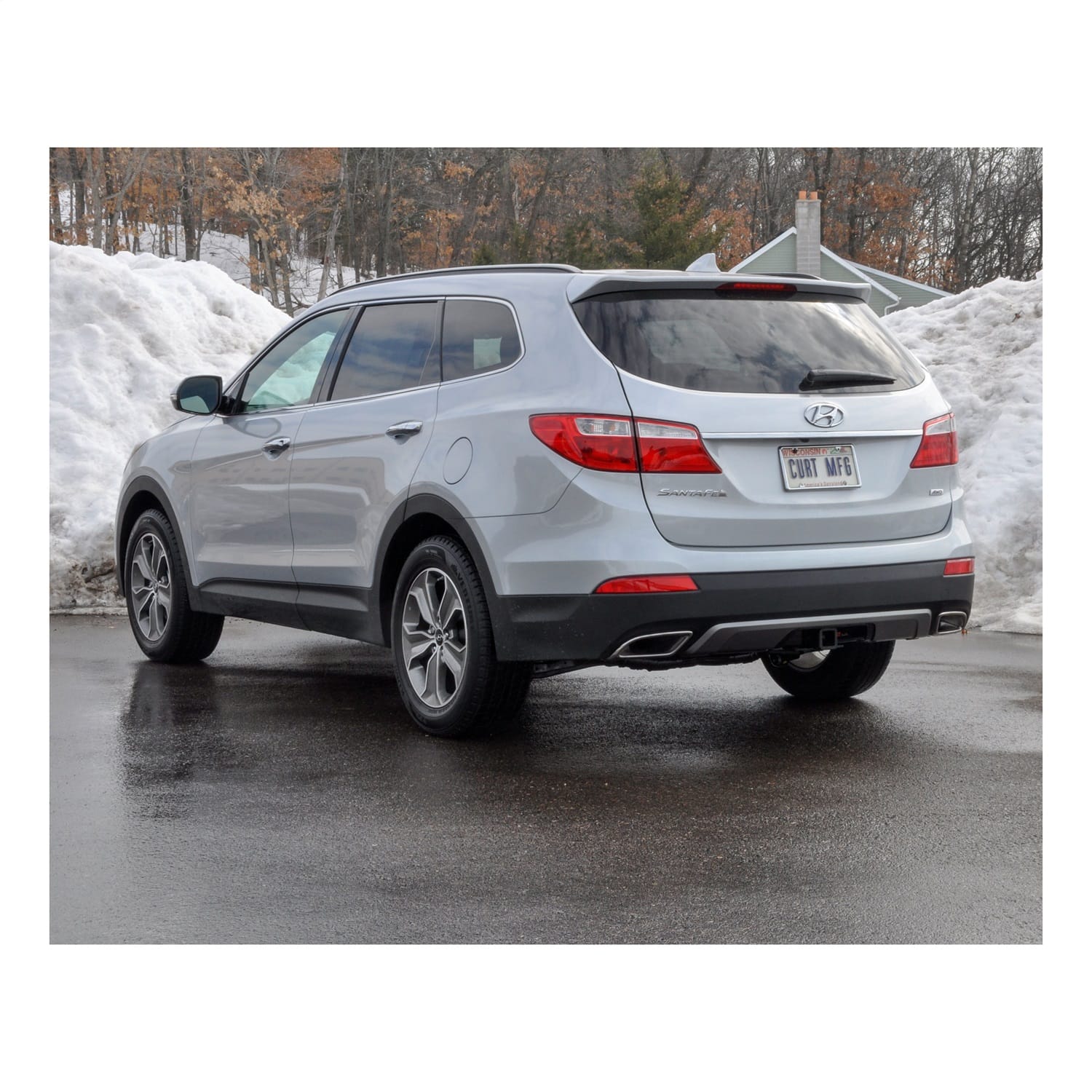 Class 3 Trailer Hitch; 2in. Receiver; Select Hyundai Santa Fe thumbnail 2