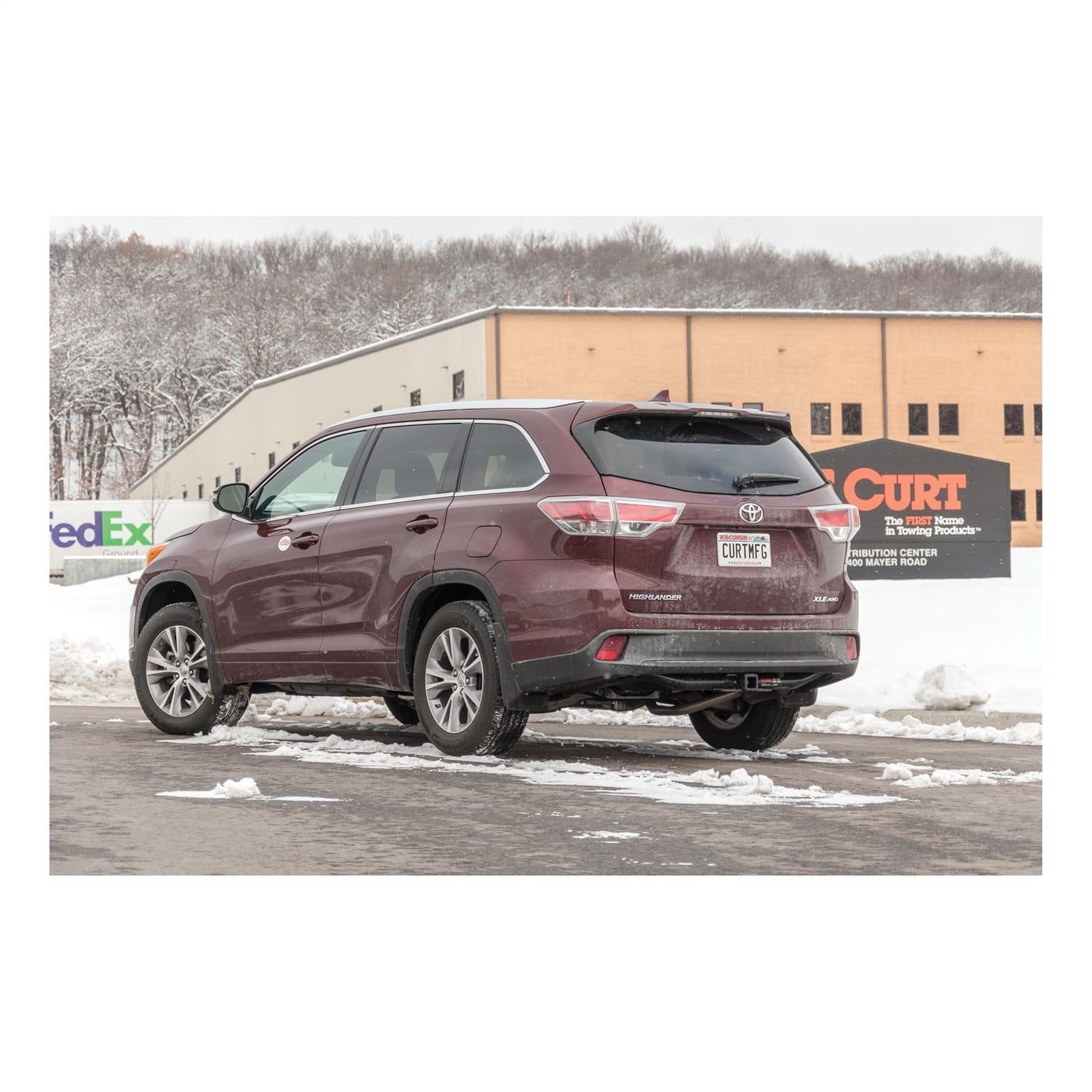 Class 3 Trailer Hitch; 2in. Receiver; Select Toyota Highlander thumbnail 2