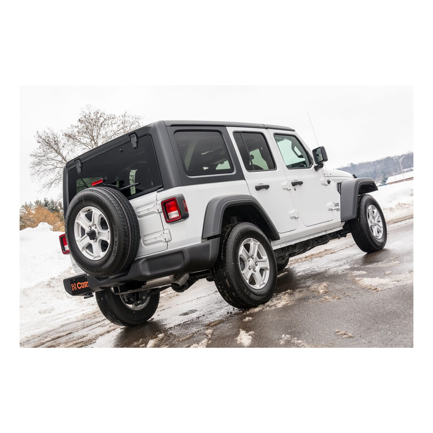Class 3 Trailer Hitch; 2in. Receiver; Select Jeep Wrangler JK; JL thumbnail 2