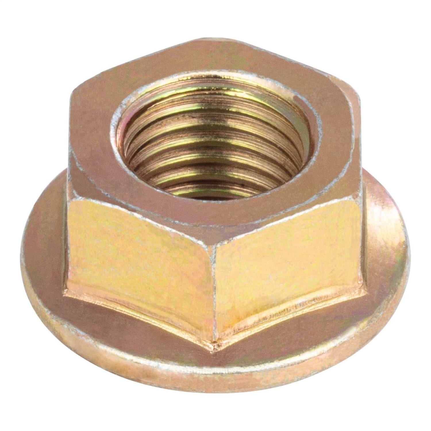 Hex Flange Nut for Axle U-Bolt; 2;200-lb. Axles; 3/8in.-24 Thread Size