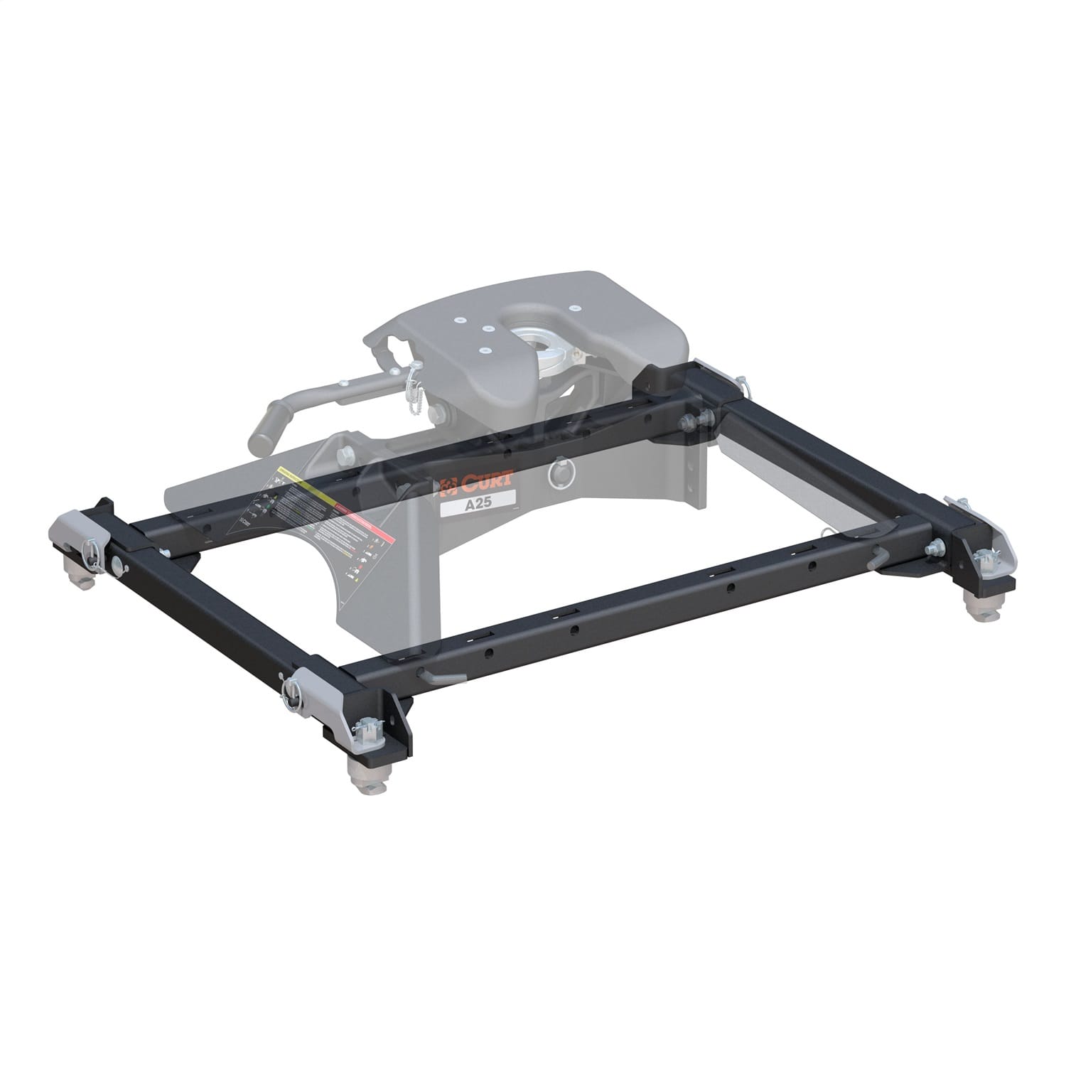 Puck System 5th Wheel Adapter with Rails; Select Ram 2500; 3500 thumbnail 2