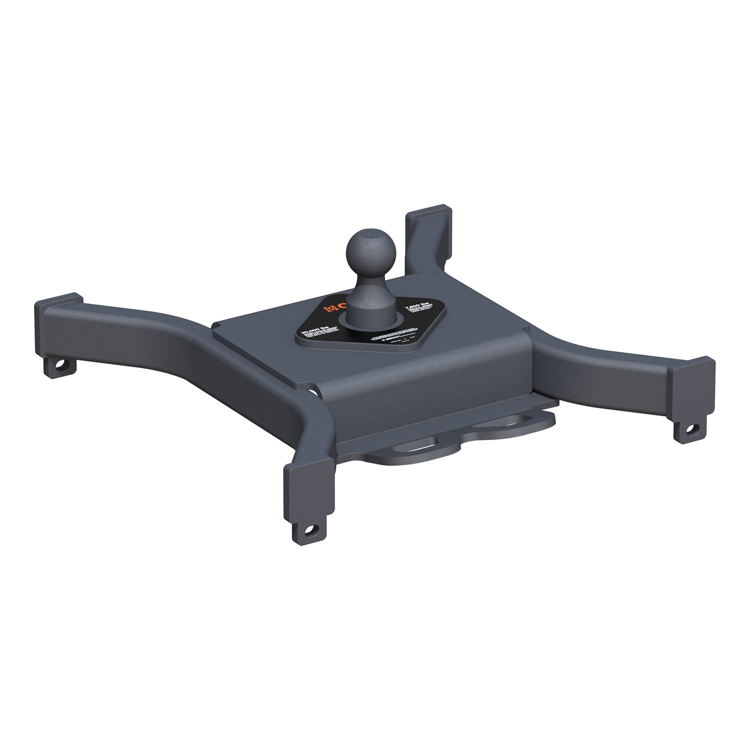 Spyder 5th Wheel Rail Gooseneck Hitch with 2-5/16in. Ball; 30K