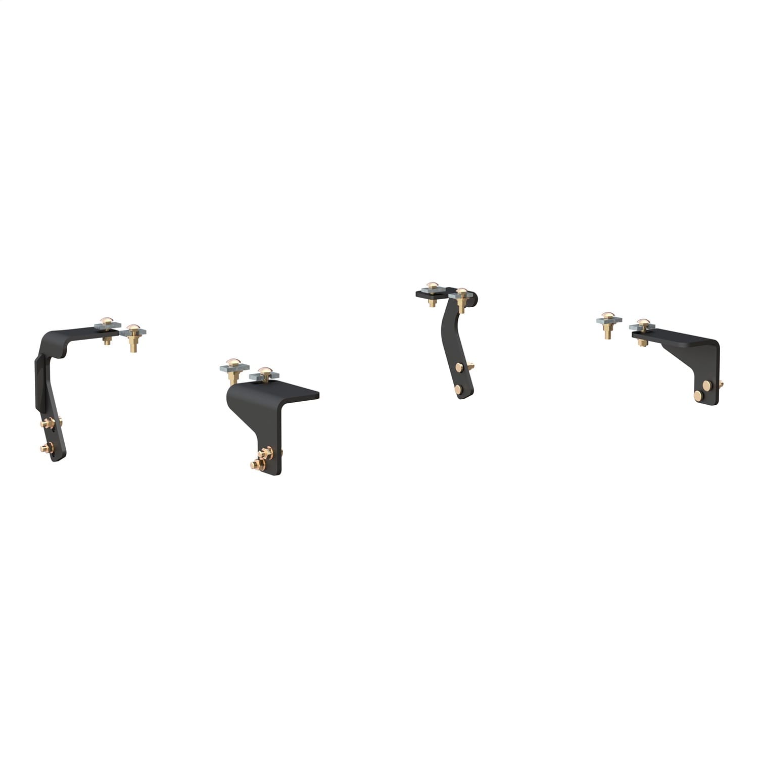 Semi-Custom 5th Wheel Brackets; Select Dodge; Ram 1500