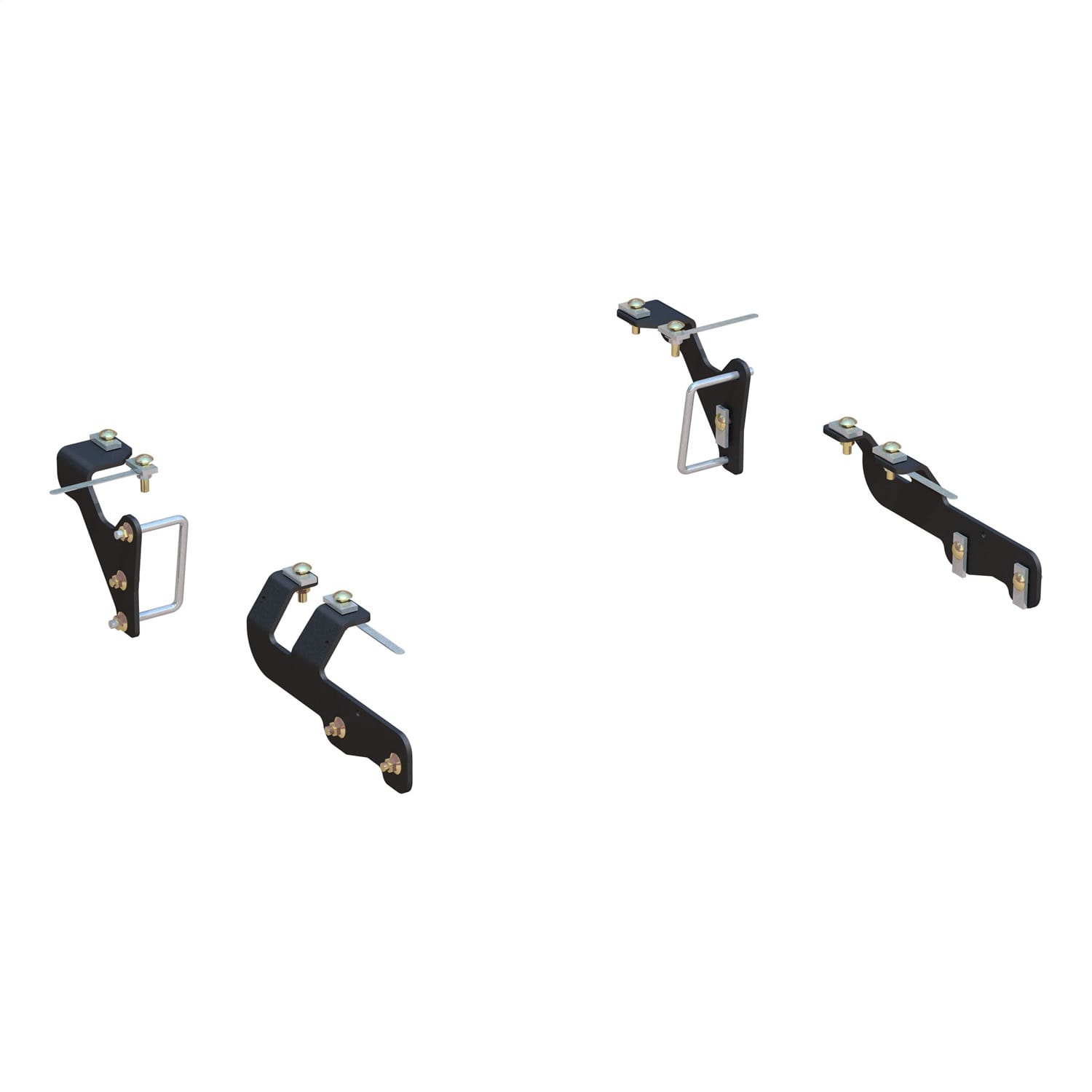 Custom 5th Wheel Brackets; Select Ram 1500