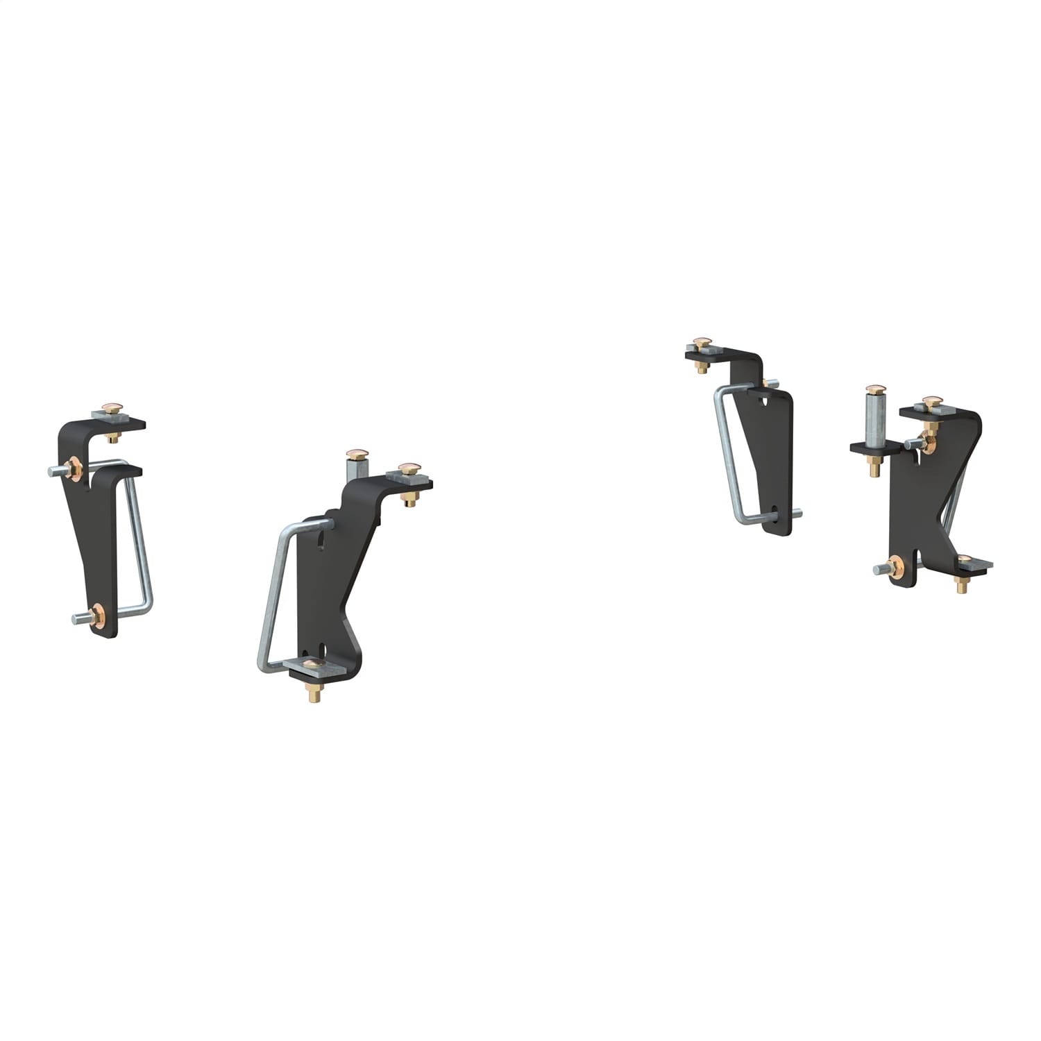 Custom 5th Wheel Brackets; Select Dodge; Ram 1500; 2500; 3500