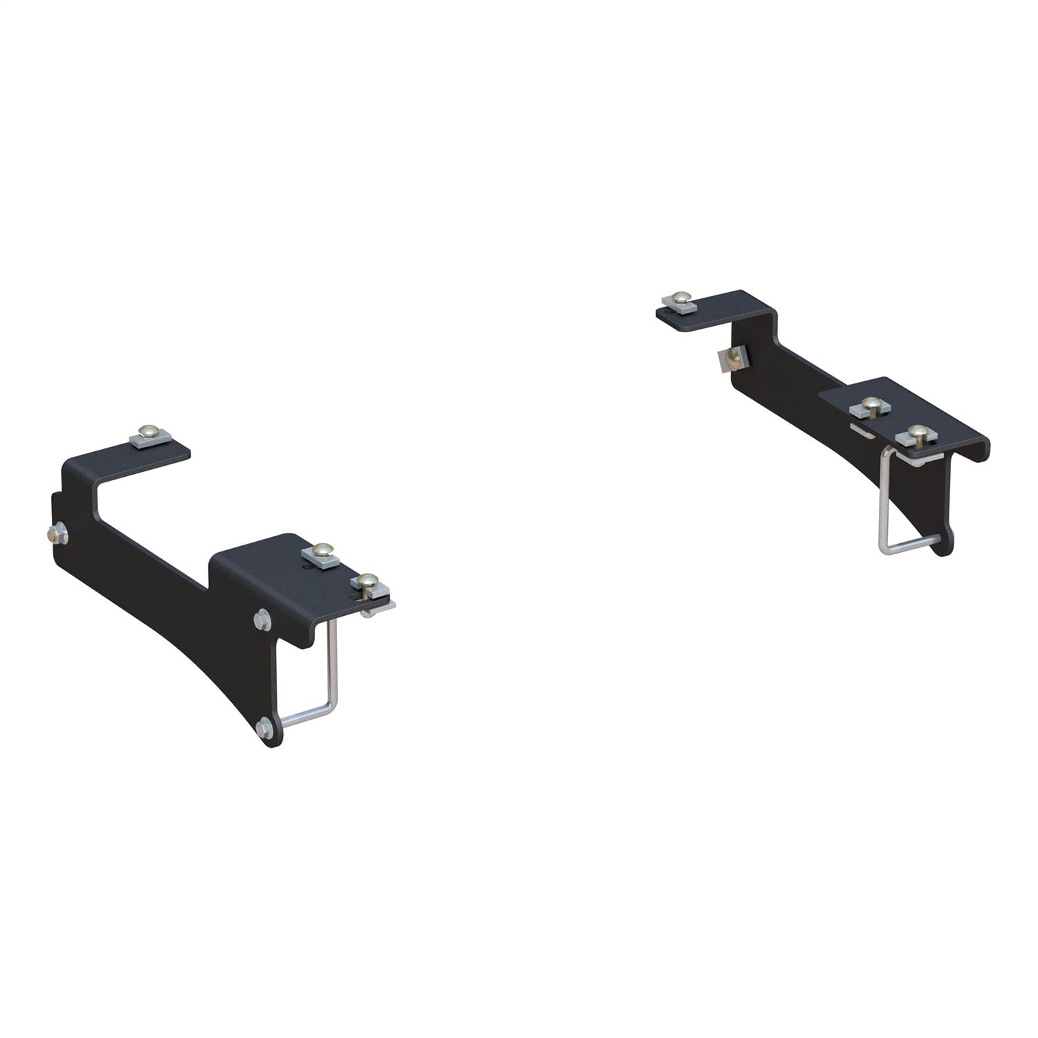 Custom 5th Wheel Brackets; Select Chevrolet Silverado; GMC Sierra 2500; 3500 HD