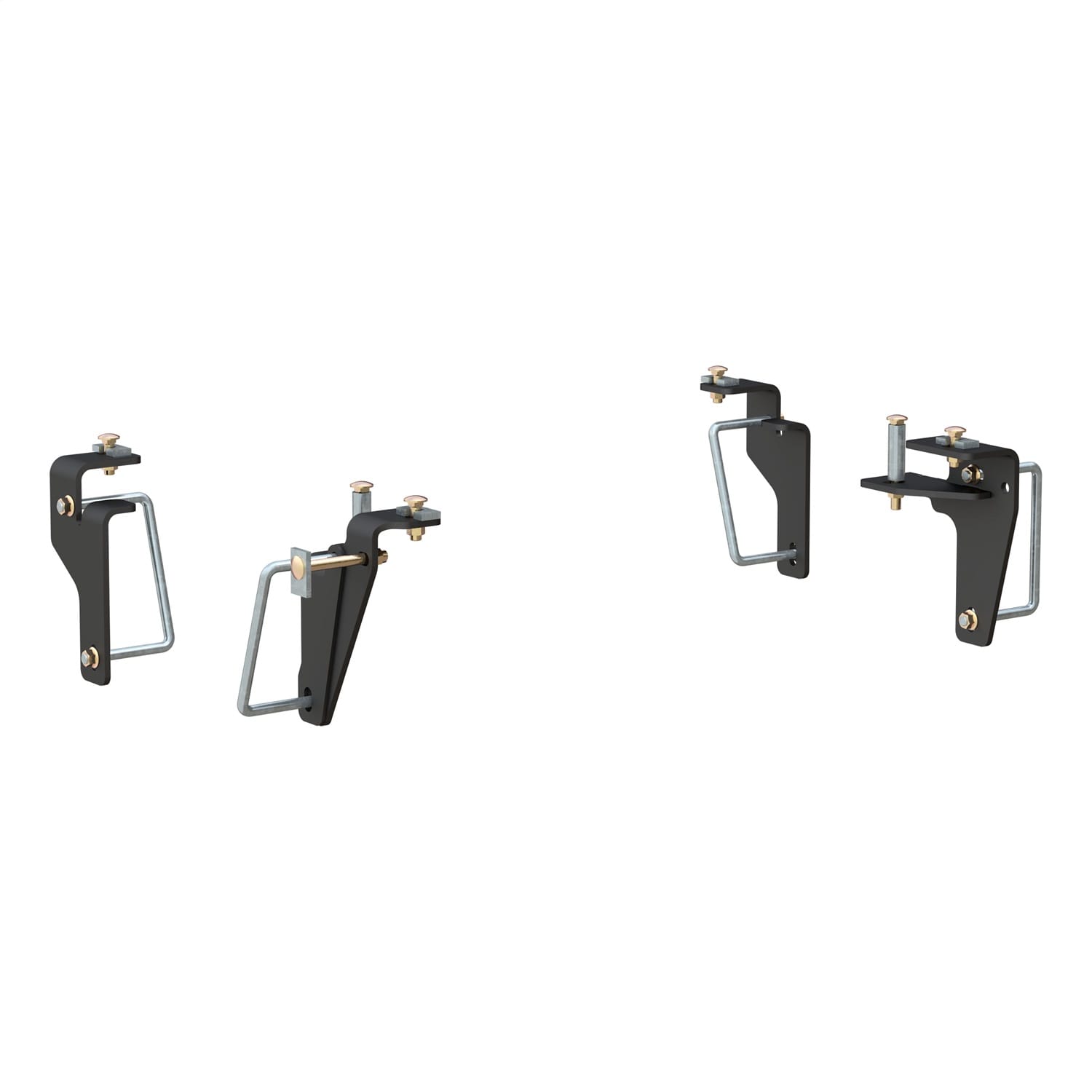 Custom 5th Wheel Brackets; Select Ram 2500; 3500