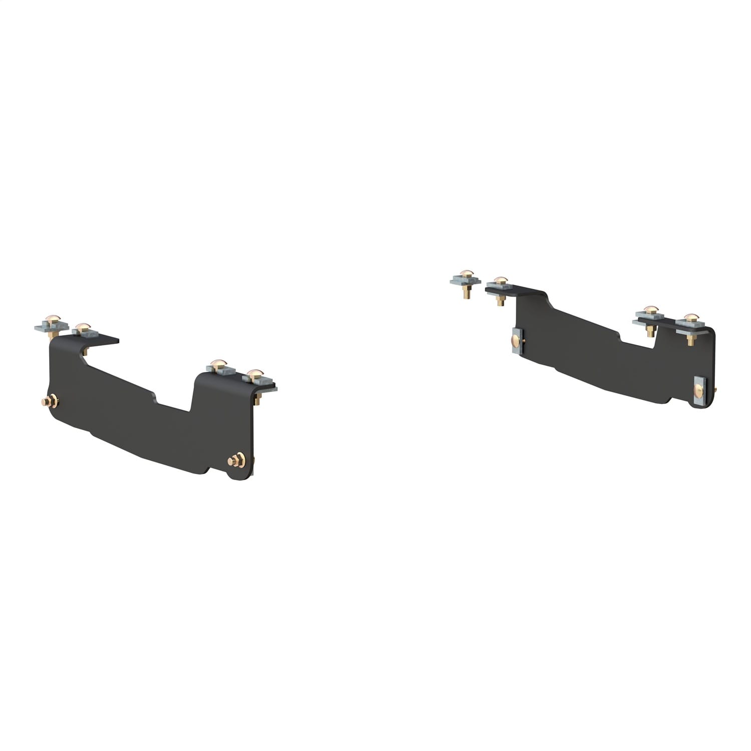 Custom 5th Wheel Brackets; Select Ford F-150 (Except 5.5ft. Bed)