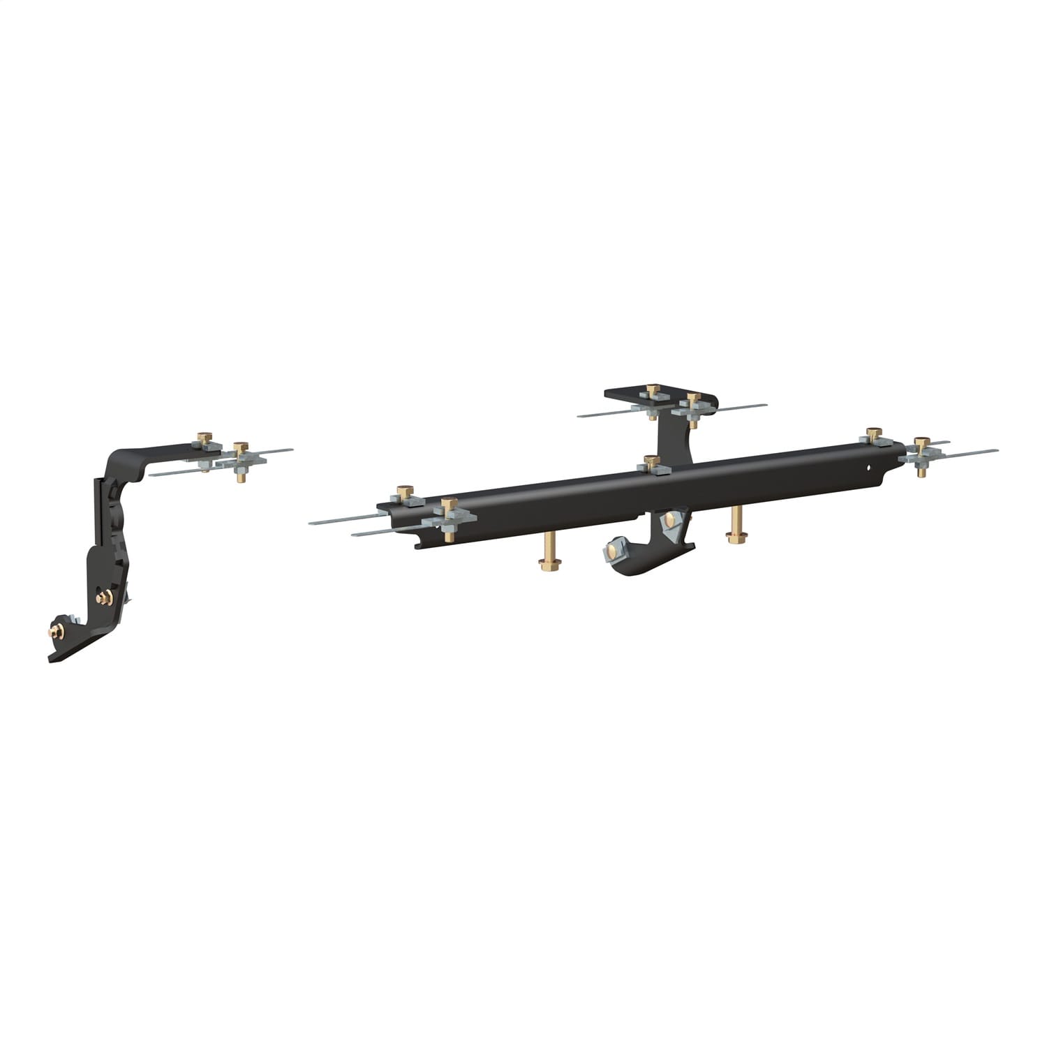 Custom 5th Wheel Brackets; Select Ram 1500 with Factory Air Suspension