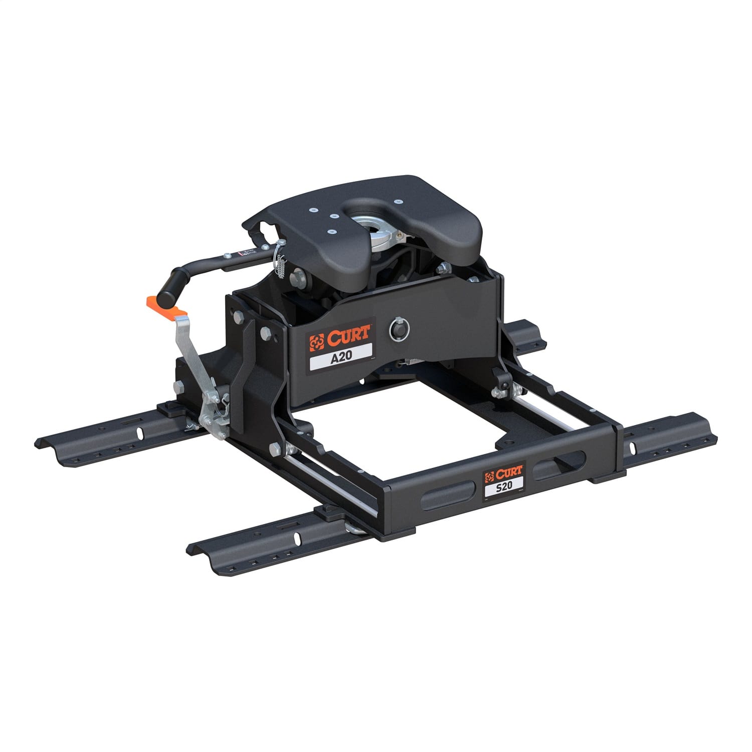 A20 Sliding 5th Wheel Hitch with Rails; 20;000 lbs.