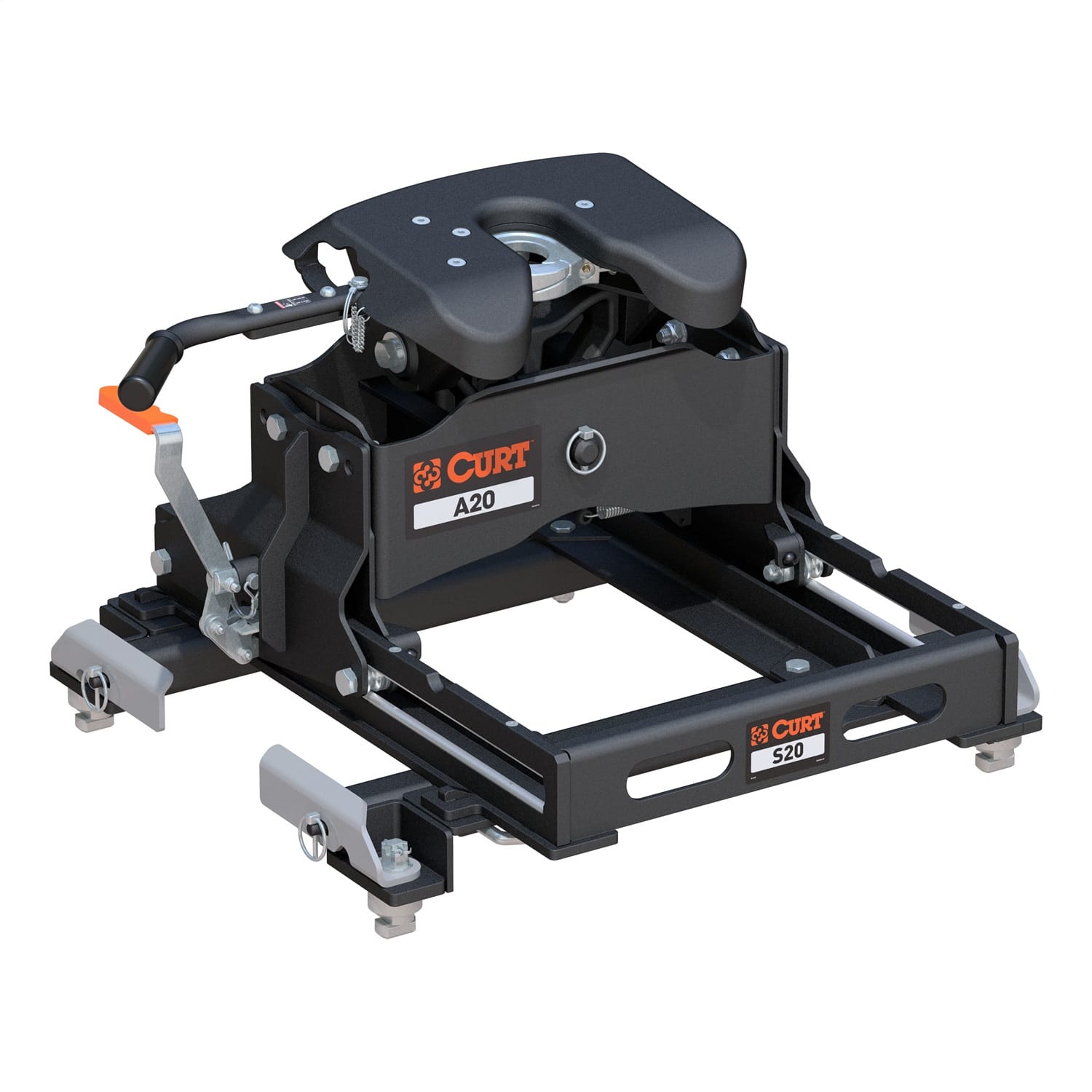 A20 Sliding 5th Wheel Hitch; 20K; Select Silverado; Sierra; 6.5ft. Bed Puck Syst