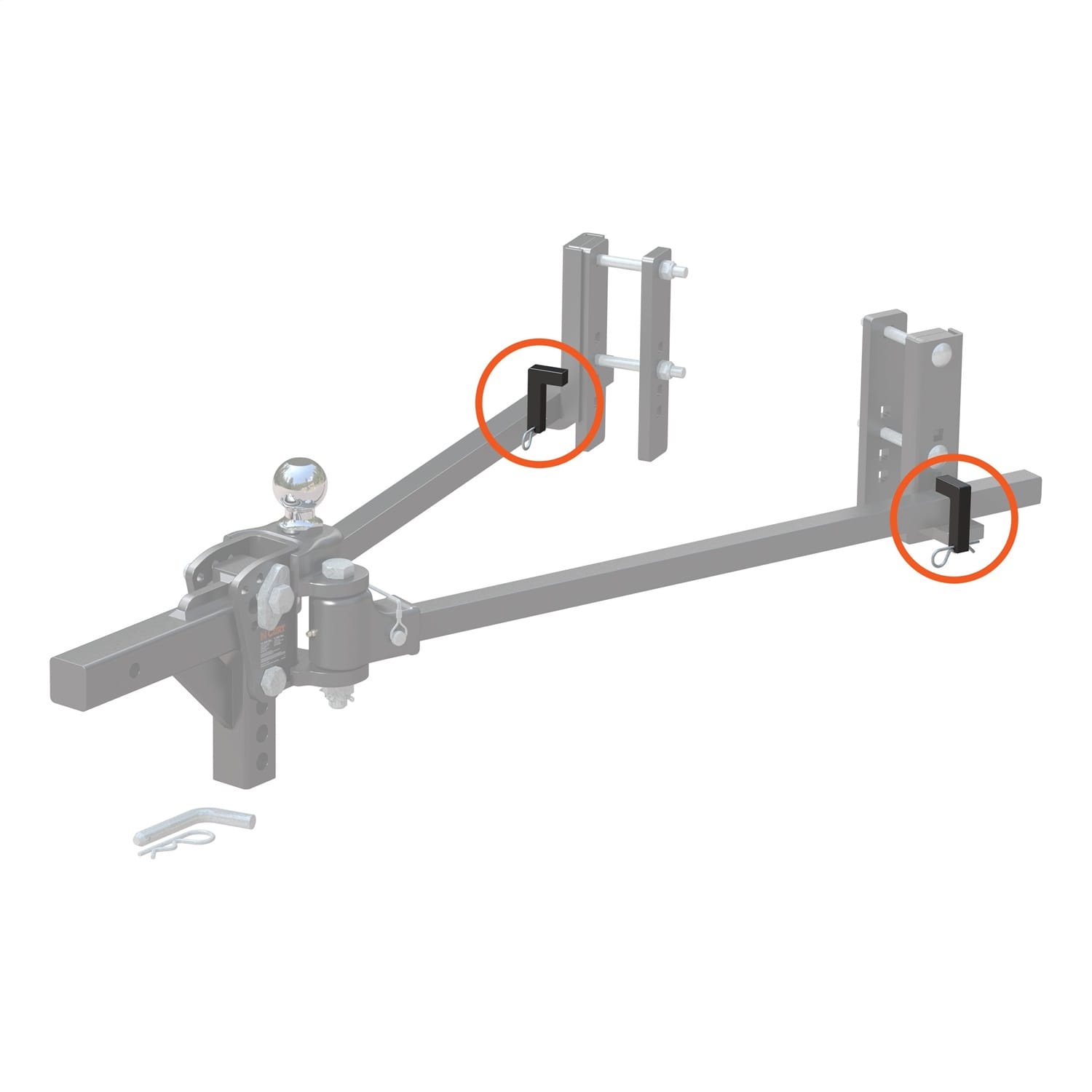 Replacement TruTrack Weight Distribution Hitch Heavy-Duty L-Pin/Clip thumbnail 2