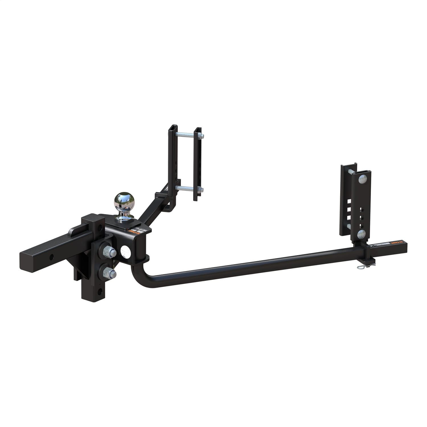 TruTrack 2P Round Bar Weight Distribution Hitch with 2x Sway Control; 5-8K