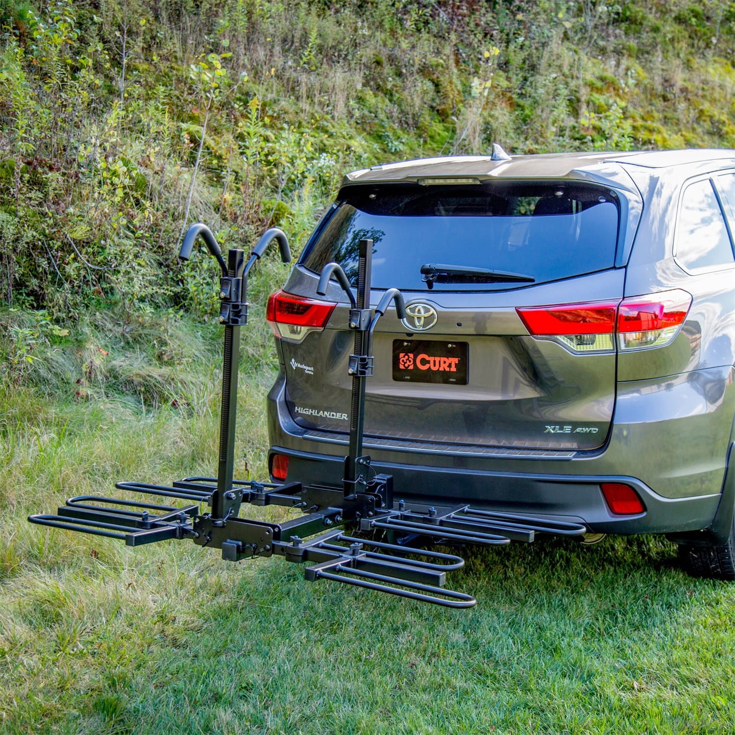 Tray-Style Hitch-Mounted Bike Rack (4 Bikes; 2in. Shank) thumbnail 3