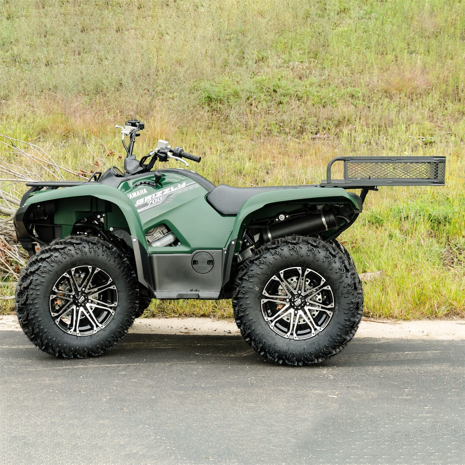 41in. x 26in. Black Steel Universal ATV Cargo Carrier thumbnail 3