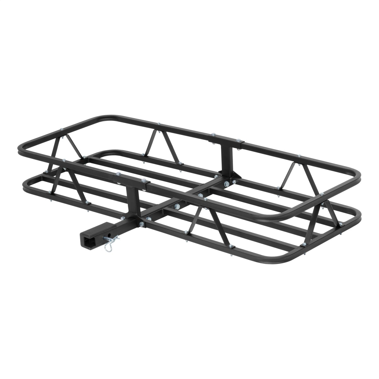 48in. x 20in. Black Steel Basket Cargo Carrier (1-1/4in.; 2in. Adapter; 500 lbs. thumbnail 2