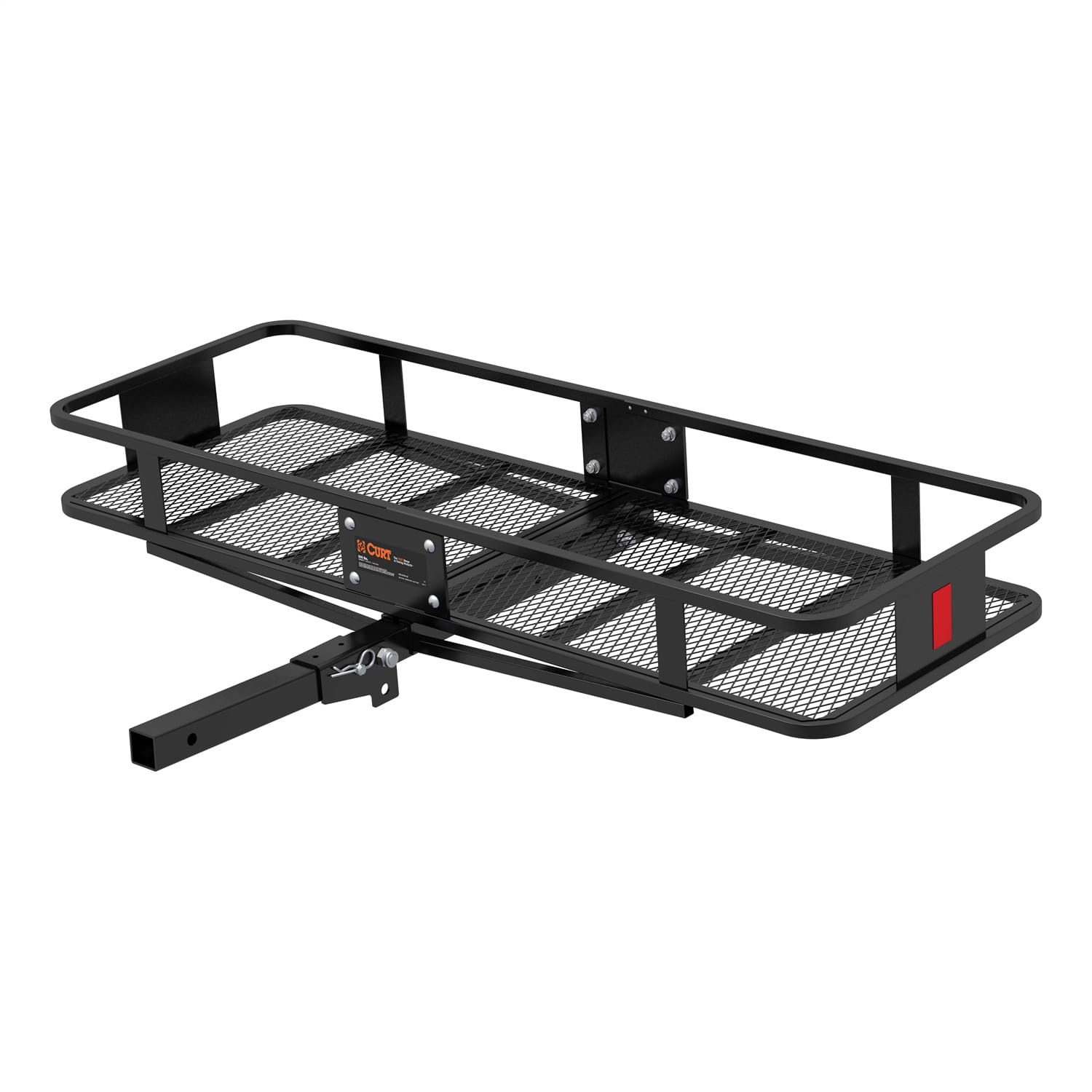 60in. x 20in. Black Steel Basket Cargo Carrier (Folding 2in. Shank; 500 lbs.) thumbnail 2