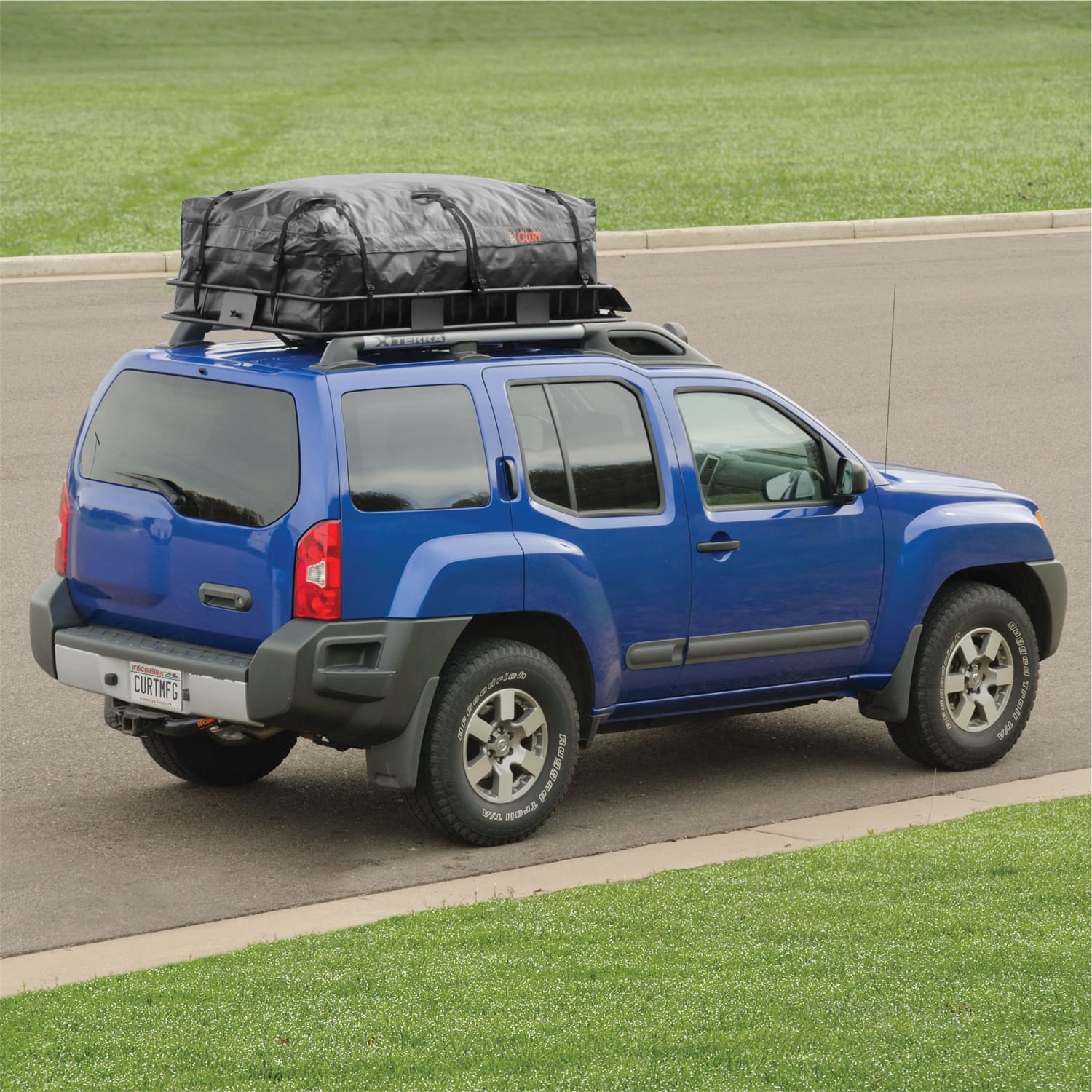 59in. x 34in. x 21in. Weather-Resistant Vinyl Roof Rack Cargo Bag thumbnail 3