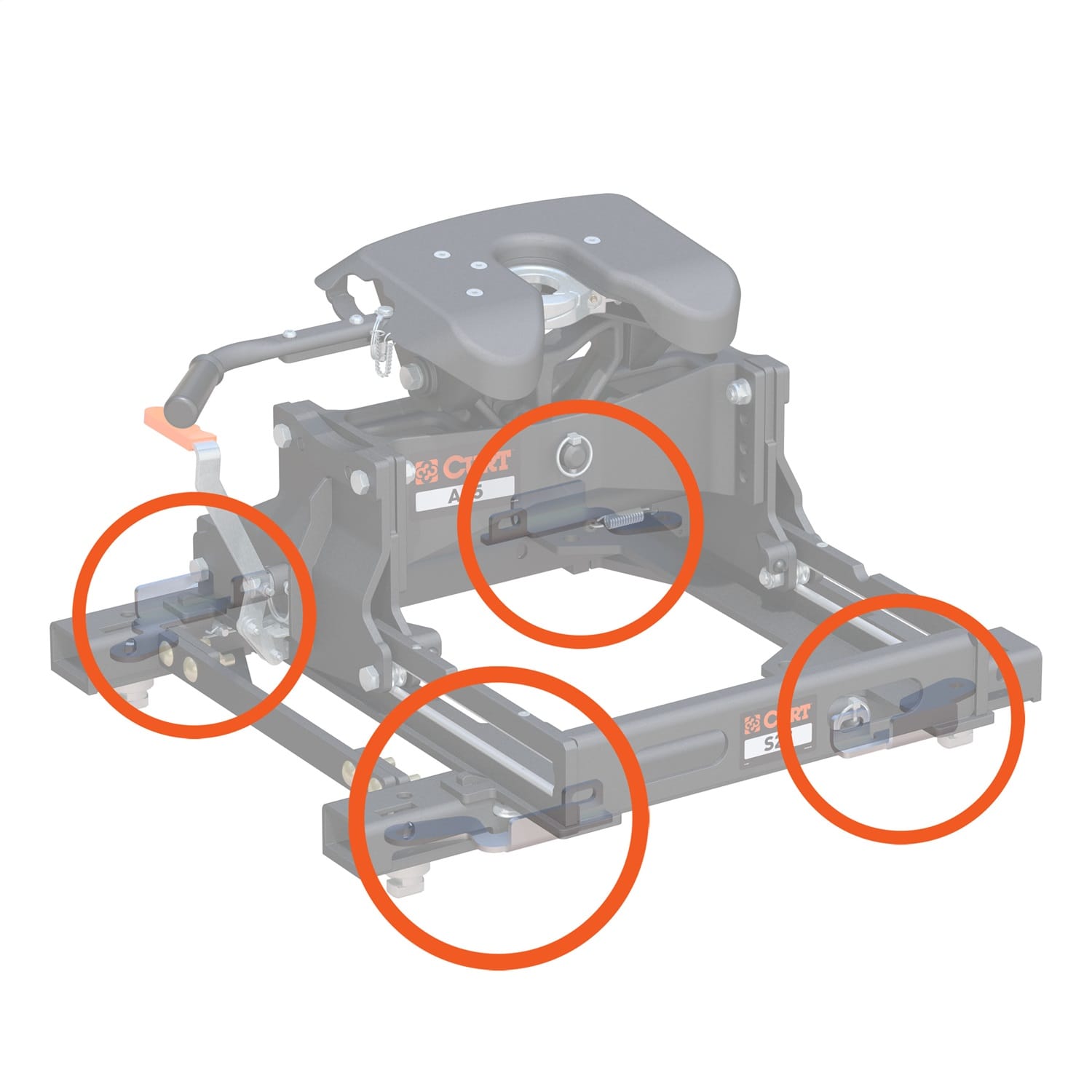 Replacement Handles for Puck System Adapter; Fits Select Silverado; Sierra thumbnail 2