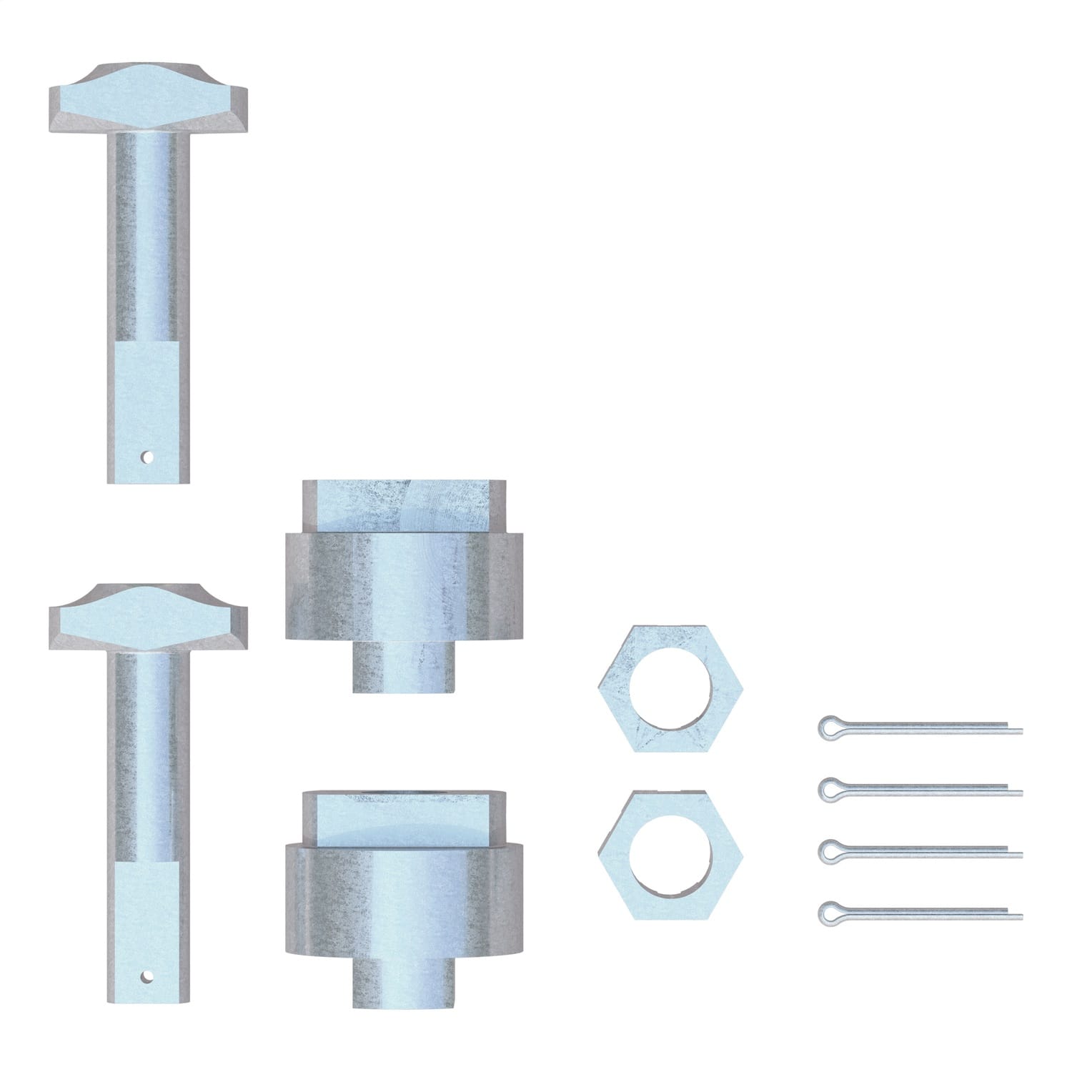 Replacement 5th Wheel Puck System Anchors for Ram (Large; Fits 16021; 16022)