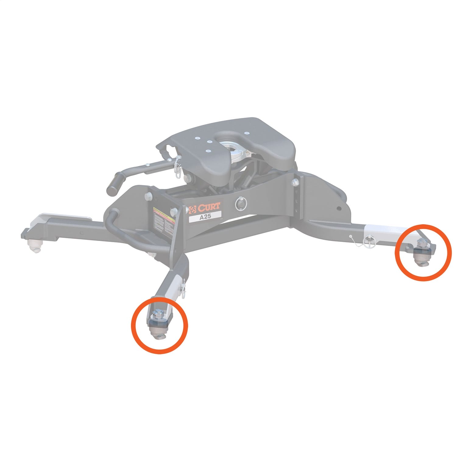Replacement 5th Wheel Puck System Anchors for Ram (Large; Fits 16021; 16022) thumbnail 2