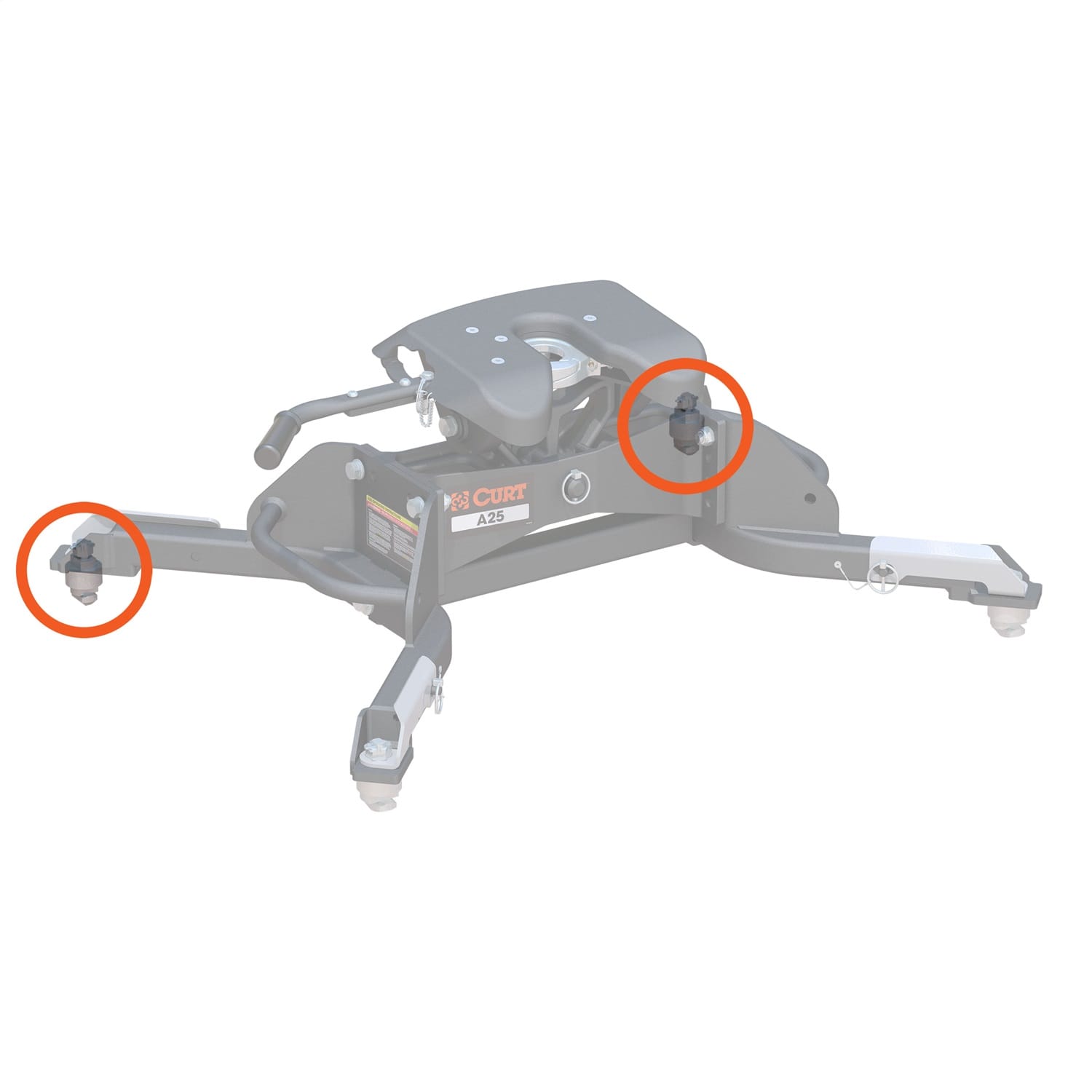 Replacement 5th Wheel Puck System Anchors for Ram (Small; Fits 16021; 16022) thumbnail 2