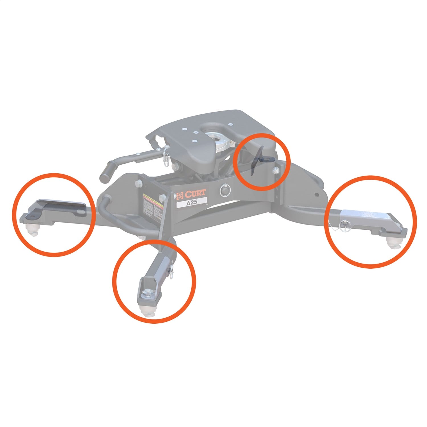 Replacement 5th Wheel Puck System Handles for Ram (Fits 16021) thumbnail 2