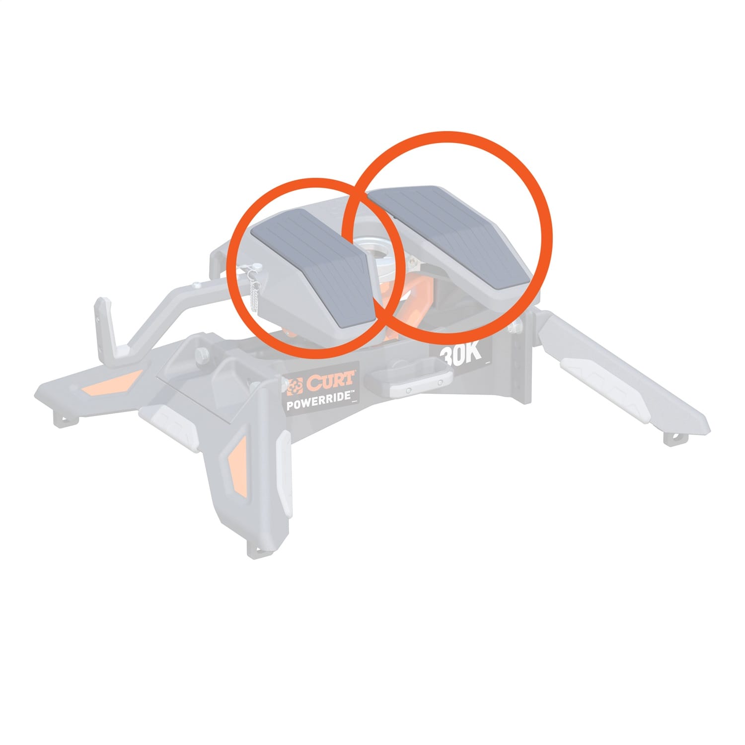 Replacement PowerRide 5th Wheel Lube Plates; 2-Pack thumbnail 2